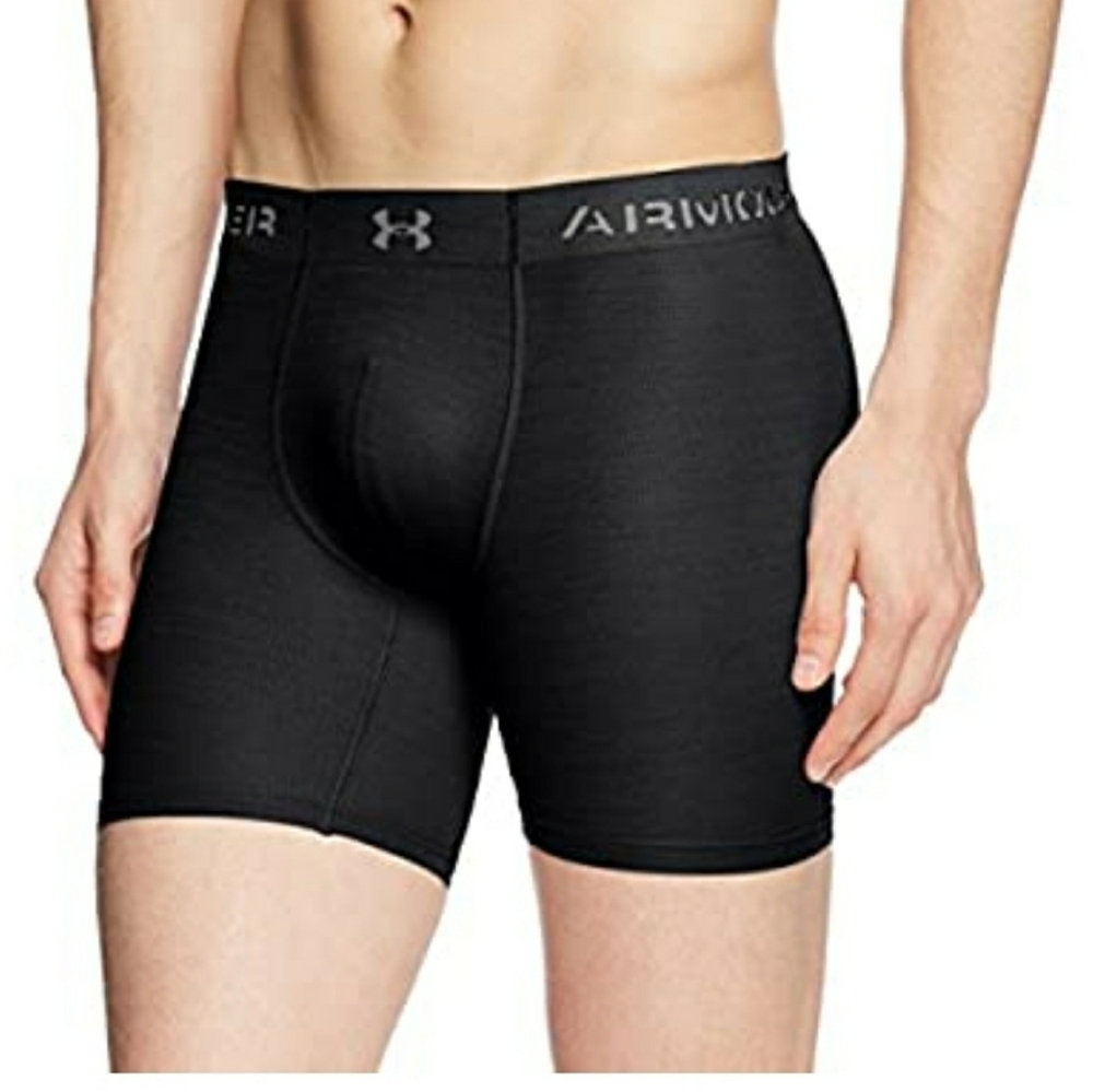 Under Armour mens Armour vent Mesh 6 Inch Boxerjock